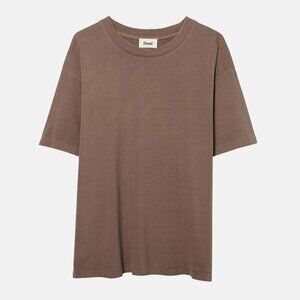 Brand New ELWOOD Oversized Core Tee in Vintage Brown - Unisex